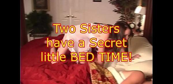  Two Sisters have a Secret Little Bedtime